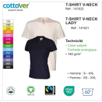 1pc T-SHIRT MANCHES COURTES COL V