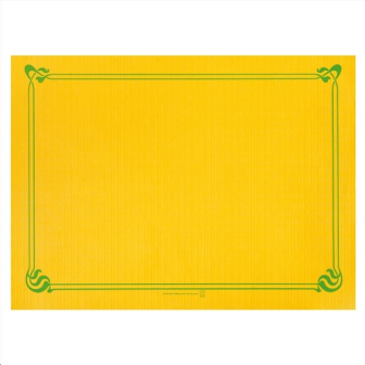 2000SETS DE TABLE 31x43JAUNE SOLEIL