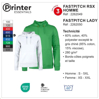 1 pc Fastpitch RSX  Sweatshirt 