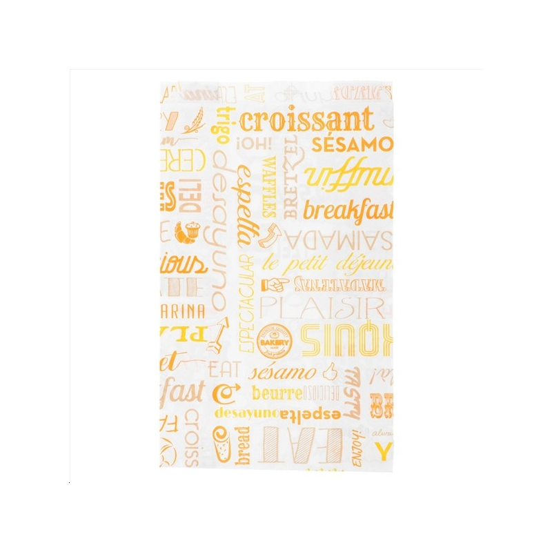 500 SACHETS CROISSANTS 12 + 5X22CM