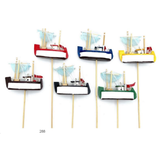 120 pcs BATEAU BOIS ASSORTIS