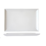 4 ASSIETTES BLANCHE RECTANGULAIRE