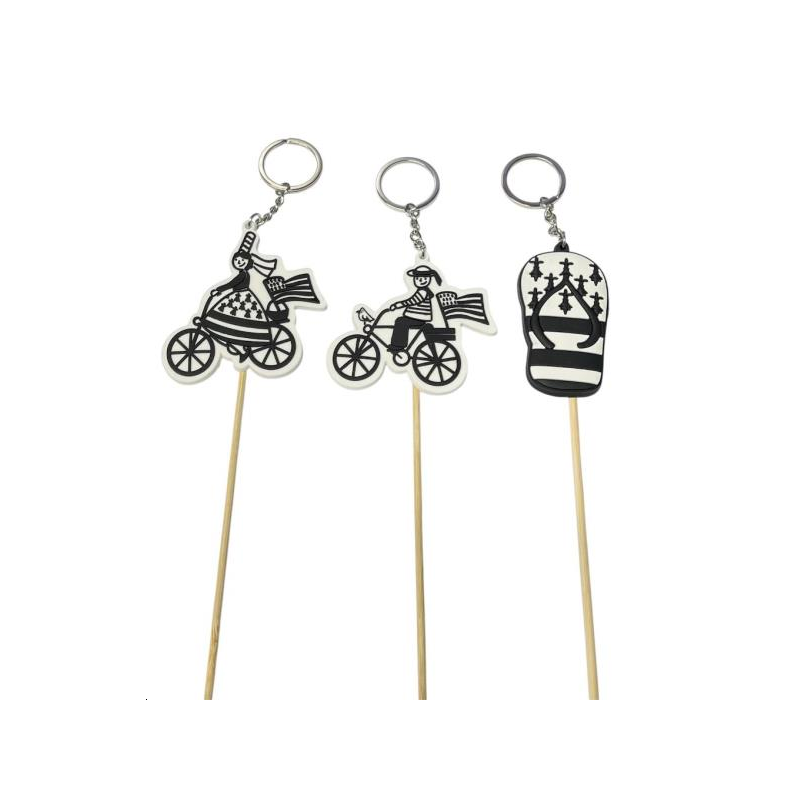 240 pcs Porte clé BRETON sur Vélo