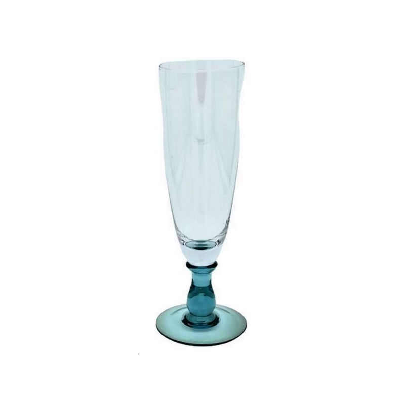 6 Verres alaska pied azur 45cl