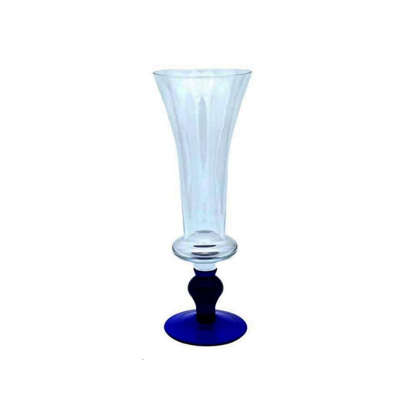 4 Verres tango pied  bleu 26cl