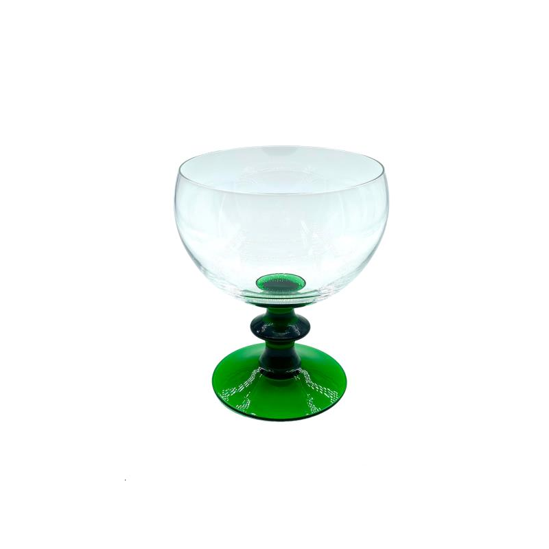 1 VERRE PIED VERT