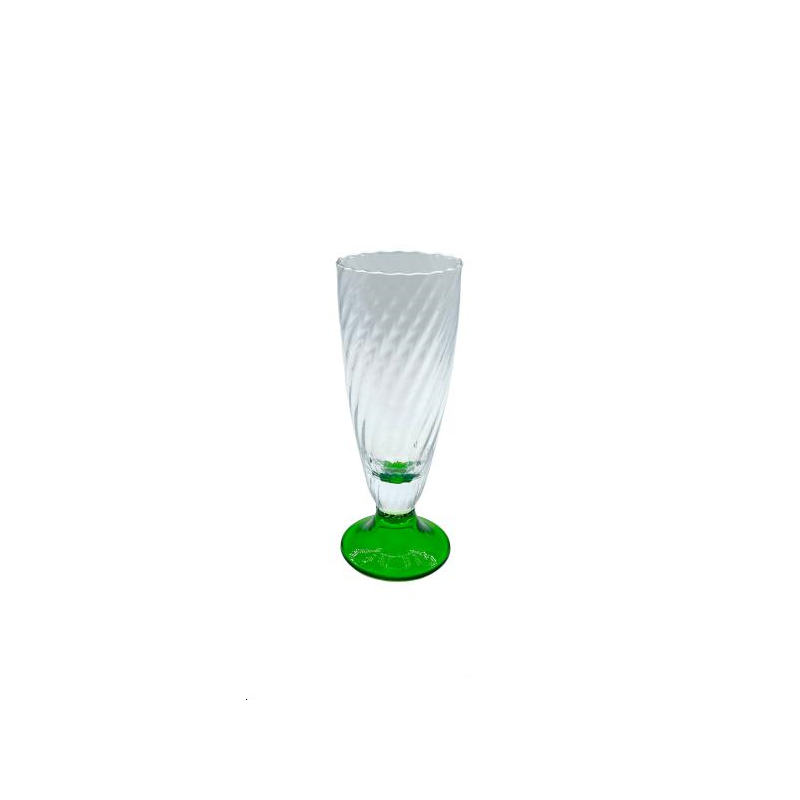 1 VERRE PIED VERT