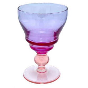 4 Verres cortina myrtille / rose 