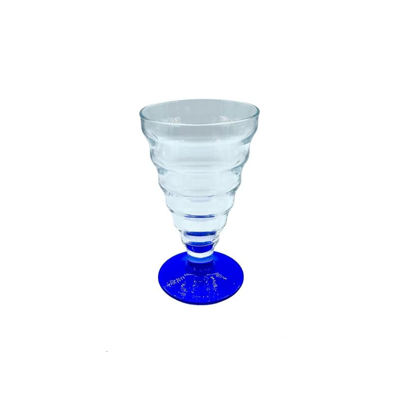 1 VERRE PIED BLEU