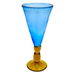 1 Verre pompei bleu / ambre 36cl