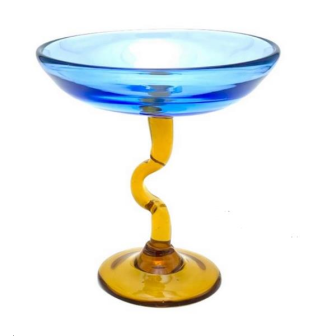 1 Coupe savona bleu 32cl