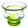 4 Verres Lia Vert Bullé  37cl