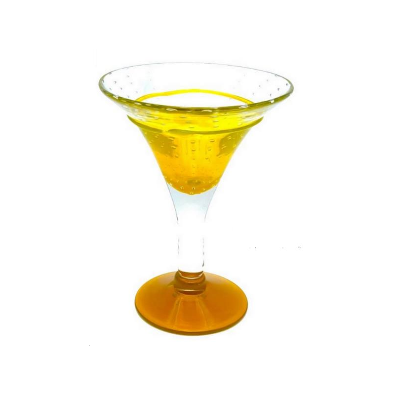 4 Coupes caraïbe jaune 20 cl