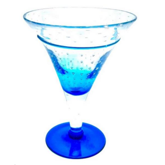 4 Verres Hawai Bleu 36cl 