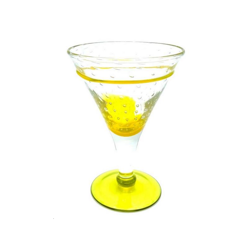 4 Verres Hawai Jaune 36cl 