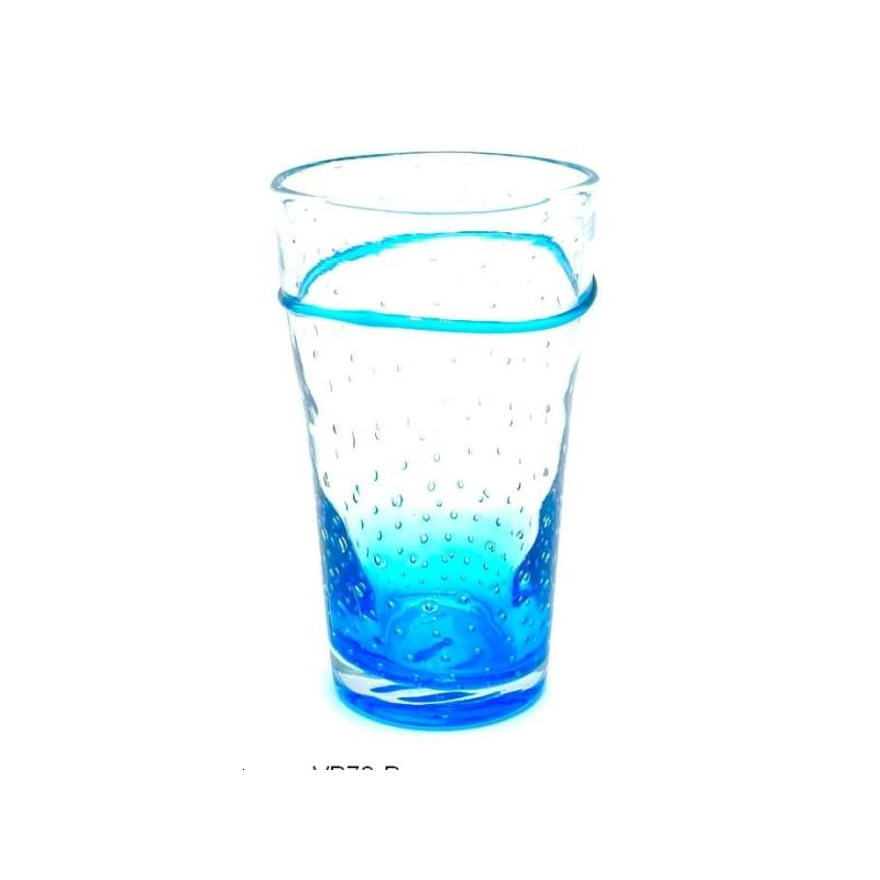 4 Verres tumbler bleu 30cl