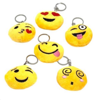 240 pcs Porte clé visage assorti