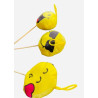 50 pcs Asst peluche et cube smiley