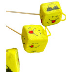 50 pcs Asst peluche et cube smiley