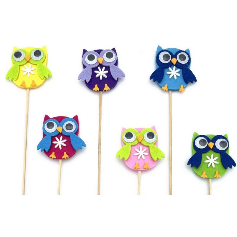 240 PCS Hibou feutrine ass.