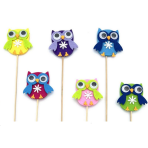 240 PCS Hibou feutrine ass.