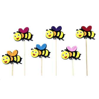 240 PCS Abeille assortie feutrine