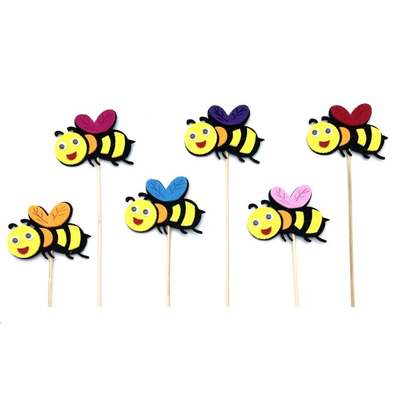 240 PCS Abeille assortie feutrine