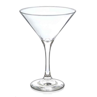 6 VERRES MARTINI COCKTAIL 25cl