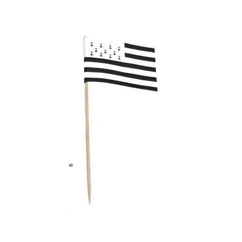 200 pcs Drapeau breton M.M 