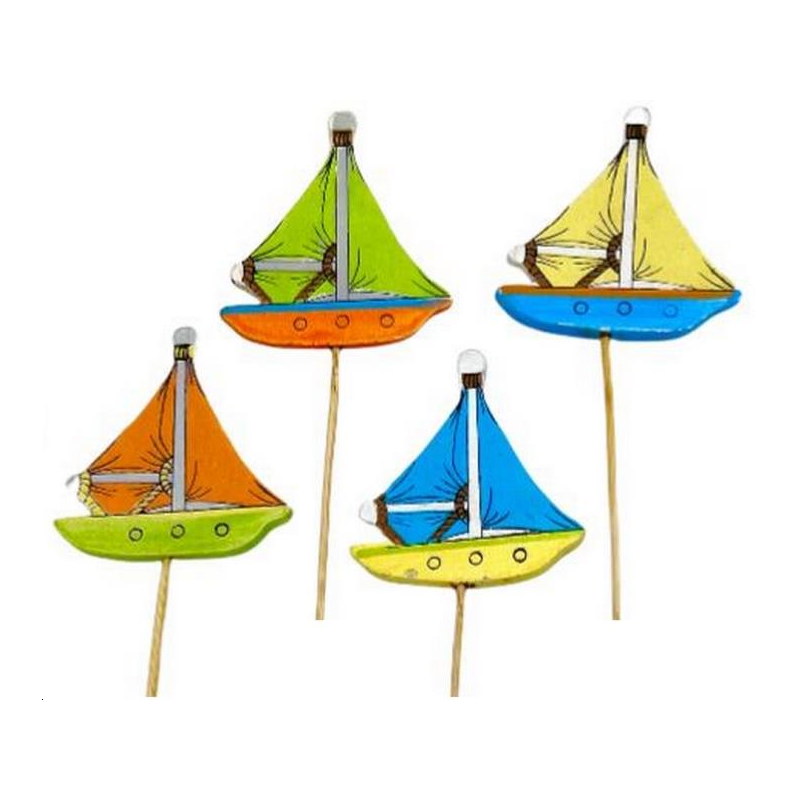 240 pcs  BATEAUX BOIS ASSORTIS 