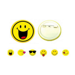 144 pcs Broche pin's smiley  Ø4.5cm