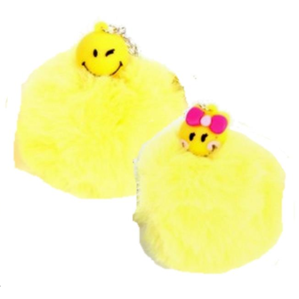 60 pcs PELUCHE SMILEY PORTE CLE