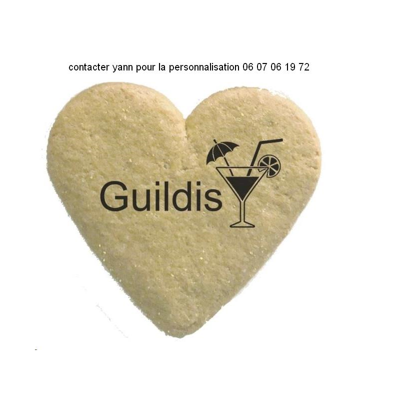 2000 Biscuits sablé coeur 