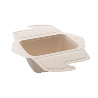 Meal Box Fibre de canne rectangulai