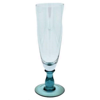 6 Verres alaska pied azur 45cl