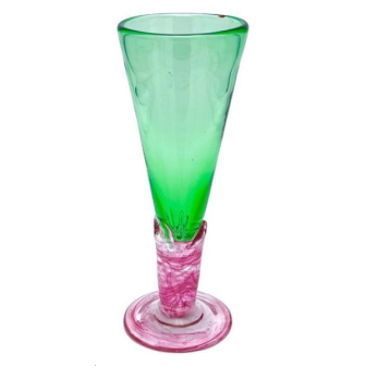 1 Verre eldo bas pied Rose - Opale