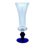 4 Verres tango pied  bleu 26cl