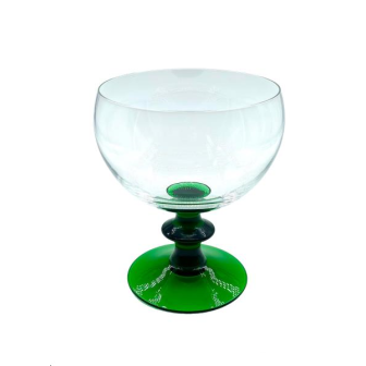 1 VERRE PIED VERT