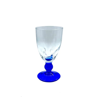 1 VERRE PIED BLEU