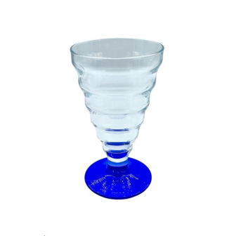 1 VERRE PIED BLEU