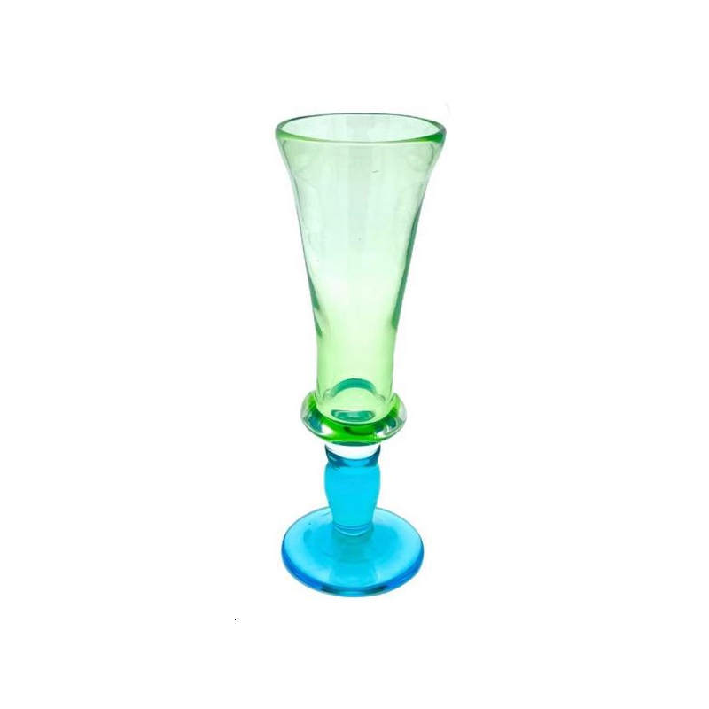 1 Verre tango pisel pied azur 18cl