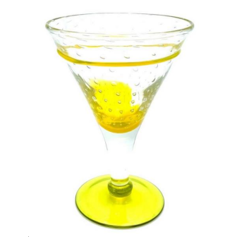 4 Verres Hawai Jaune 36cl 